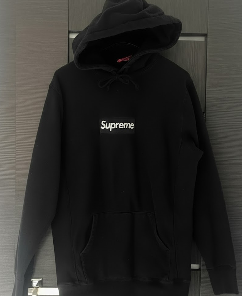 Supreme Box Logo Black Hoodie - Image 1